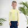 Kids Rash Guard Yellow 724