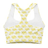 Longline Sports Bra Scattered Yellow 412