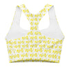 Longline Sports Bra Scattered Yellow 724