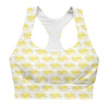 Longline Sports Bra Scattered Yellow 412