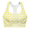 Longline Sports Bra Scattered Yellow 724