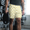 Men's Recycled Athletic Shorts Yellow 412