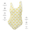 One-Piece Swimsuit Yellow 412