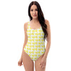 One-Piece Swimsuit Yellow 724