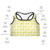 Padded Sports Bra Scattered Yellow 724