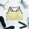 Padded Sports Bra Scattered Yellow 724