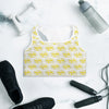 Padded Sports Bra Scattered Yellow 412