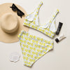 Recycled High-Waisted Bikini Yellow 724