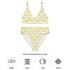 Recycled High-Waisted Bikini Yellow 412