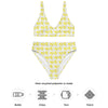 Recycled High-Waisted Bikini Yellow 724