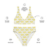 Recycled High-Waisted Bikini Yellow 412