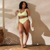 Recycled High-Waisted Bikini Yellow 724