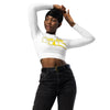 Recycled Long Sleeve Crop Top 412 Yellow