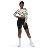 Recycled Long Sleeve Crop Top Scattered SCW