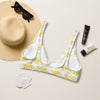 Recycled Padded Bikini Top Yellow 412