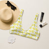 Recycled Padded Bikini Top Yellow 724