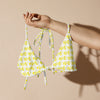 Recycled String Bikini Top Yellow 724