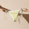 Recycled String Bikini Bottoms Yellow 724