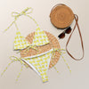 Recycled String Bikini Yellow 724