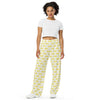 Unisex Wide-Leg Pants Yellow 412