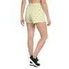 Women’s Recycled Athletic Shorts Yellow 412