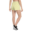 Women’s Recycled Athletic Shorts Yellow 724