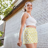 Women’s Recycled Athletic Shorts Yellow 412