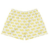 Women’s Recycled Athletic Shorts Yellow 412