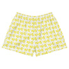 Women’s Recycled Athletic Shorts Yellow 724