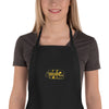 Embroidered Apron Yellow 412