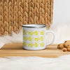 Enamel Mug Scattered Yellow 724