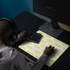 Gaming Mouse Pad Scattered Yellow 412