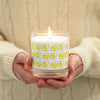 Glass Jar Soy Wax Candle Scattered 724