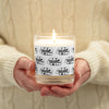 Glass Jar Soy Wax Candle Scattered 412