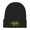 Embroidered Beanie Yellow 412