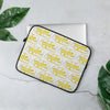 Laptop Sleeve Scattered Yellow 412