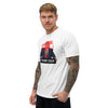 Men's Fitted T-Shirt Certified Felon Trump Podium