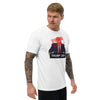 Men's Fitted T-Shirt Certified Felon Trump Podium