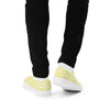 Men’s Lace-Up Canvas Shoes Yellow 724