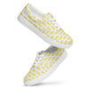 Men’s Lace-Up Canvas Shoes Yellow 412