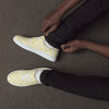 Men’s Lace-Up Canvas Shoes Yellow 412