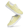 Men’s Lace-Up Canvas Shoes Yellow 724