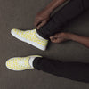 Men’s Lace-Up Canvas Shoes Yellow 724