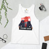 Unisex Staple Tank Top Certified Felon Trump Podium