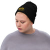 Ribbed Knit Beanie Yellow 412