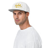 Flat Snapback Hat Yellow 412