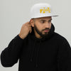 Flat Snapback Hat Yellow 724