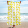 Beach Towel Yellow 724