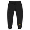 Unisex Fleece Sweatpants Yellow 412