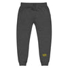 Unisex Fleece Sweatpants Yellow 412